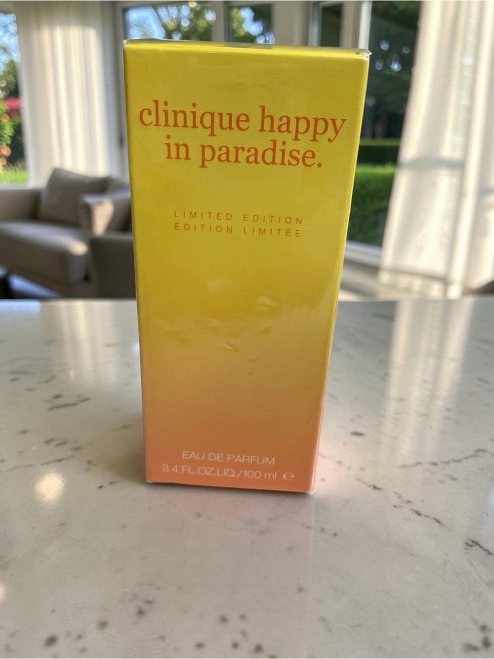 Clinique Happy in Paradise Limited Edition Eau de Perfume- 3.4 oz, Brand New - Picture 2 of 7